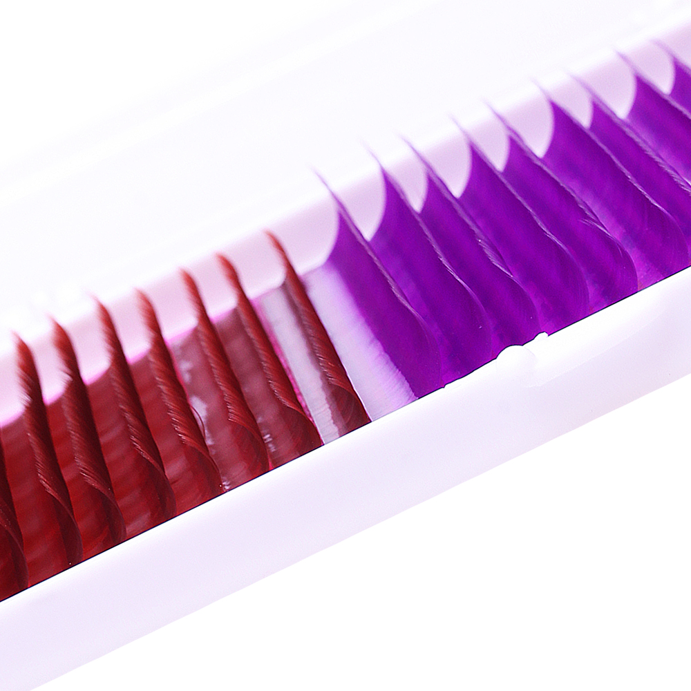 Кольорові вії Viva бордо-фіолетовий - Зображення 2