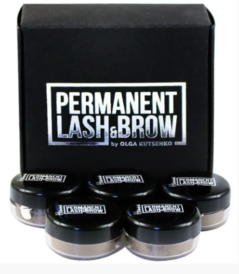 Набір хни для брів Permanent Lash&Brow 5 відтінків по 2,5 г