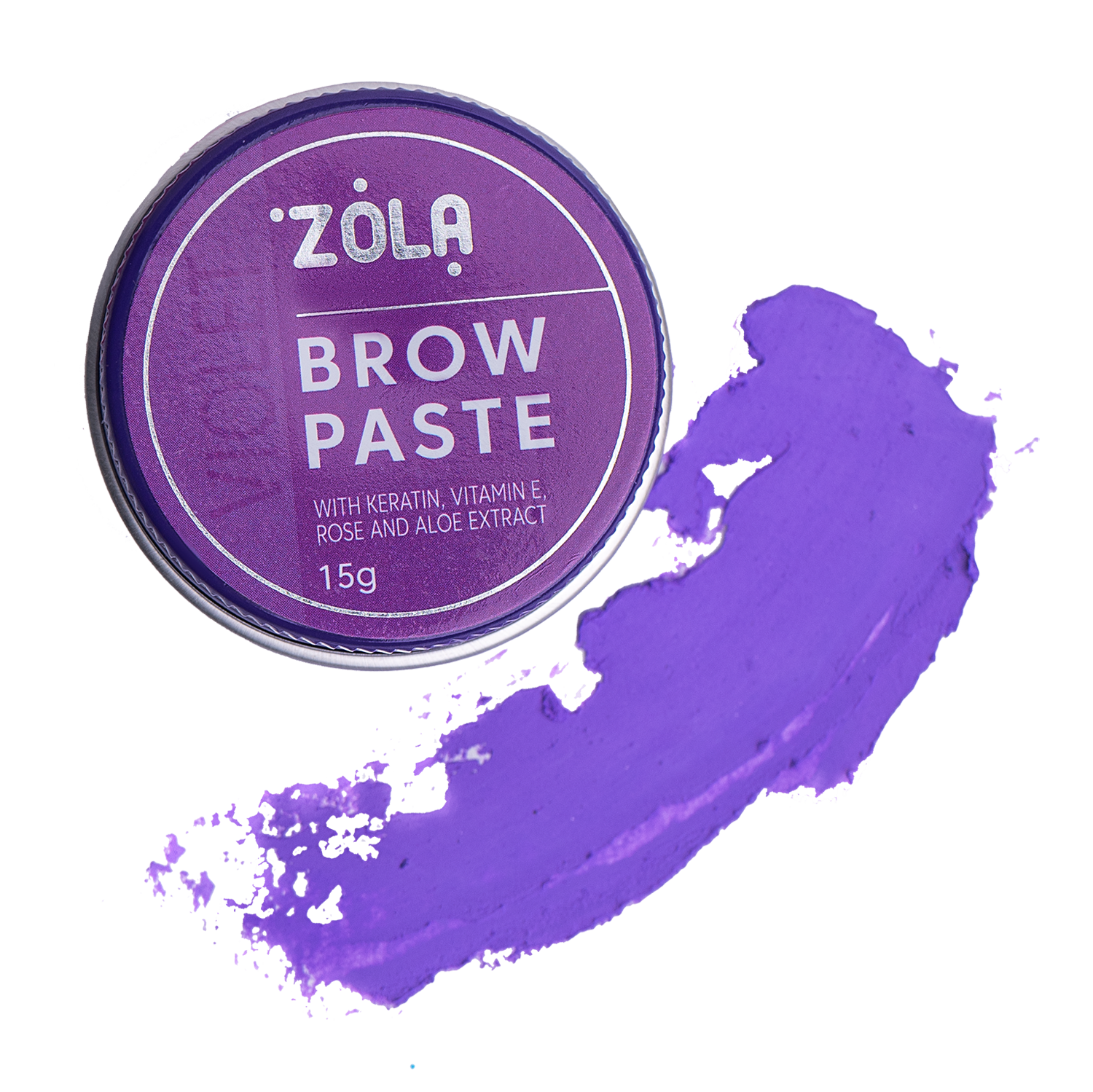 Zola контурна паста для брів Кольорова - Зображення 5