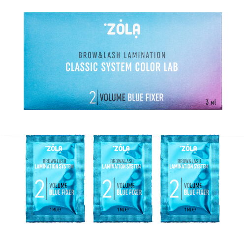 ZOLA Color Lab Набір в саше 02 Volume Blue Fixer (3 х 1 мл)
