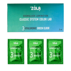 ZOLA Color Lab Набір у саше 03 Hyaluronic Green Elixir (3 х 1 мл)